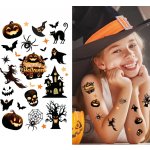 Fiestas Guirca Tetování Halloween černé – Hledejceny.cz