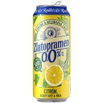 Zlatopramen Radler Citrón bezový květ a máta 0,0 % 0,5 l (plech) – Zboží Dáma