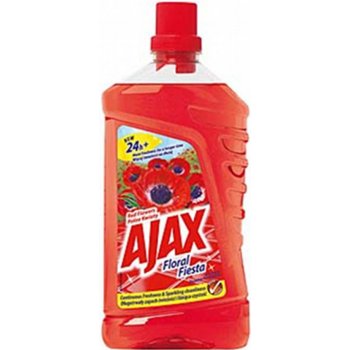 Ajax Floral Fiesta Red Flowers červený univerzální čistič 1 l