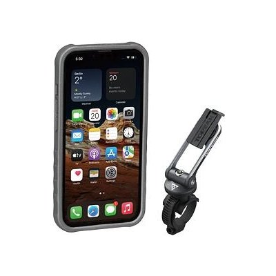 Pouzdro TOPEAK RIDEcase iPhone 13 černé/šedé – Zboží Mobilmania