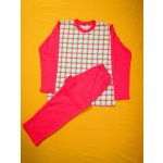 Pletex pyžamo kostka růžová – Zboží Mobilmania