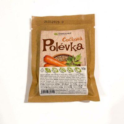 Damodara Polévka Čočková vegan 50 g – Zboží Dáma