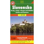 Hrady a zámky SR mapa měkká 1:500 000 – Zboží Mobilmania