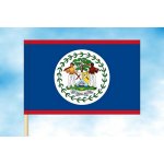 LIBEA, s.r.o. Vlajka Belize Rozměr: 40×60 cm, Uchycení: Návlek na žerď – Hledejceny.cz