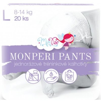MonPeri Pants L 8-14 kg 20 ks – Zbozi.Blesk.cz
