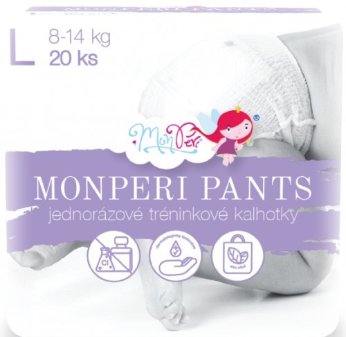 MonPeri Pants L 8-14 kg 20 ks
