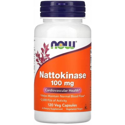 Now Foods Foods Nattokinase 100 mg 120 kapslí – Hledejceny.cz