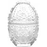 Clayre & Eef Skleněná dóza na bonbóny ve tvaru vajíčka 10 x 14 cm – Sleviste.cz