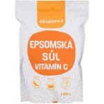 Allnature Epsomská sůl s vitamínem C 1000 g – Hledejceny.cz