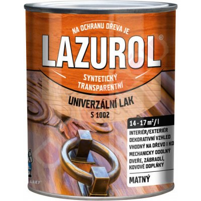 Lazurol S1022 Lak univerzální 4 L matný – Hledejceny.cz