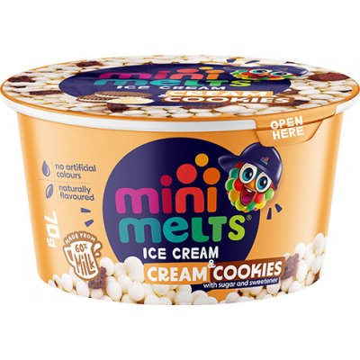 Mini Melts Zmzlinové kuličky s příchutí Cookies 70 g – Hledejceny.cz