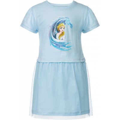 Dívčí šaty Frozen světle modrá – Zboží Mobilmania