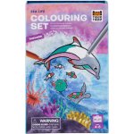 Tiger Tribe Shimmer Colouring Set Sea Life – Zboží Mobilmania