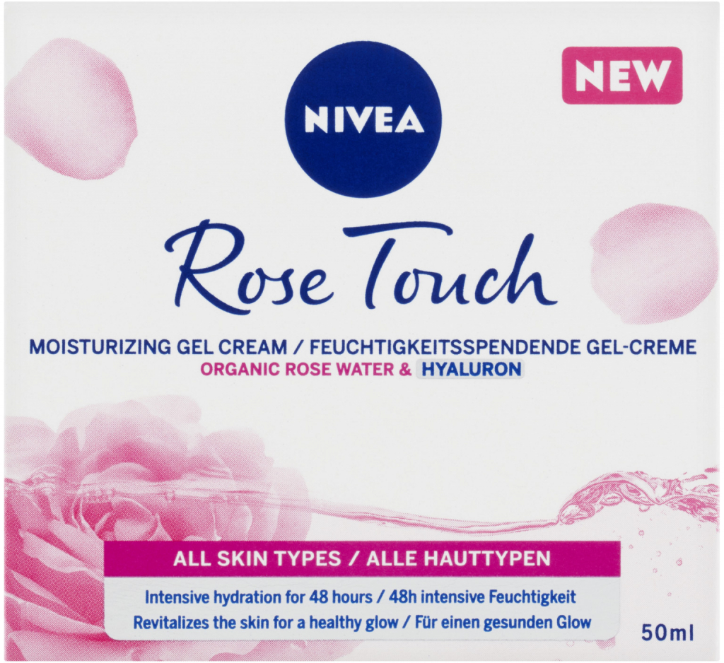 Nivea Rose Touch hydratační denní krém 50 ml