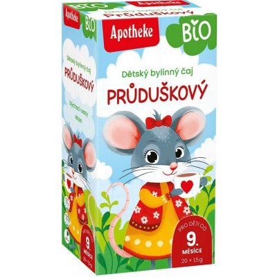 Apotheke Pohádkový Bio průduškový s jitrocelem 20 x 1,5 g – Sleviste.cz