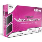 Wilson Staff Tour Velocity Women bílé 15 ks – Zboží Dáma