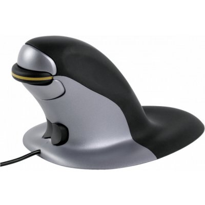 Fellowes Penguin Ambidextrous Vertical Mouse - Large Wired