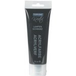 Akrylová barva 75 ml černá – Zboží Dáma