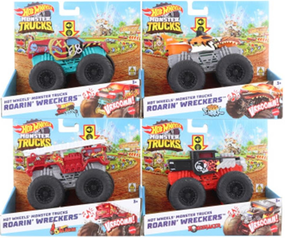 Mattel Hot Weels Monster trucks stvořitel modro oranžový podvozek