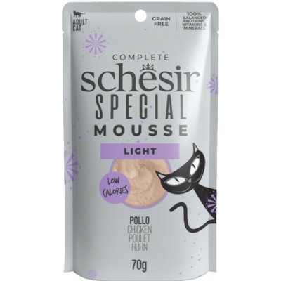 Schesir Cat Special Mousse Light kuře 70 g – Zbozi.Blesk.cz