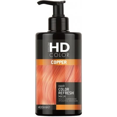 HD Hair Color barevná maska Měděná 400 ml – Zboží Mobilmania