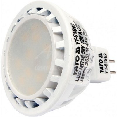 Yato LED žárovka 5W MR16 265 lm 12V 25W YT-81862 – Hledejceny.cz