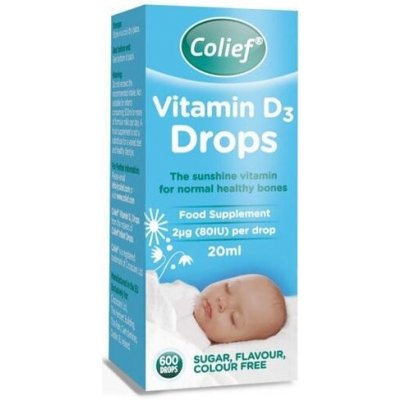 Colief Vitamin D3 Drops kapky 20 ml – Hledejceny.cz
