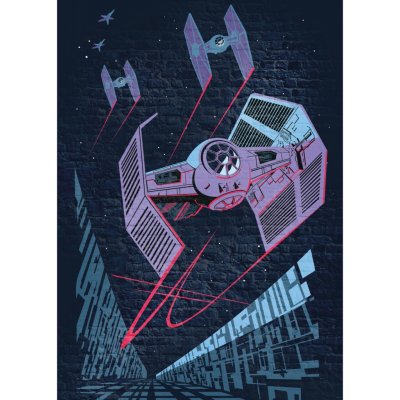 Komar Vliesová fototapeta Star Wars Classic Concrete TIE-Fighter rozměry 200 x 280 cm – Hledejceny.cz