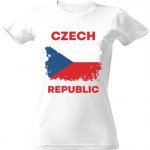 Tričko s potiskem MS v hokeji Česká republika dámské dámské Bílá – Zboží Dáma