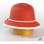 Dámský papírový klobouk zdobený šňůrkou jahoda – Hledejceny.cz