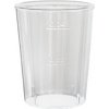 Jednorázové nádobí EcoObaly Plastový kelímek PS krystal 0,04 l na alkohol transp.