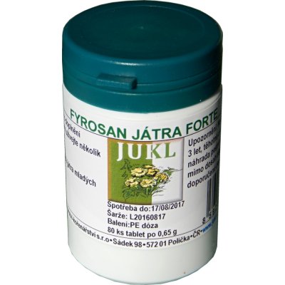 Jukl Fyrosan játra Forte 80 tablet – Hledejceny.cz