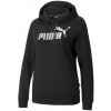 Dámská mikina Puma dámská mikina ESS+ METALLIC LOGO HOODIE 849096-51 BLACK