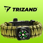 TFY SV6063 Vodotěsný náramek Survival s příslušenstvím 5v1 zelená – Zboží Dáma