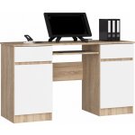 Ak Furniture A-5 135 cm dub sonoma / bílý – Zboží Dáma