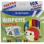 Centropen Sada foukací fixy na textil 10 – Hledejceny.cz