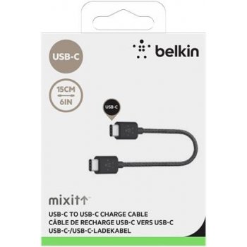 Belkin F2CU041bt06INBK USB-C to USB-C, 20cm, černý