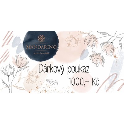 Dárkový poukaz 1000,-Kč (tištěný) – Zboží Mobilmania