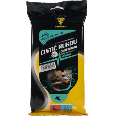 COYOTE Čisticí ubrousky na ruce s vůní heřmánku 30 ks – Zboží Dáma
