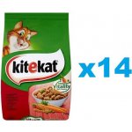 KITEKAT suché s hovězím masem a zeleninou 14 x 0,3 kg – Hledejceny.cz