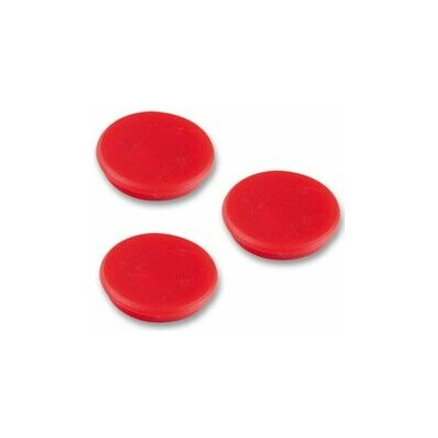 RON Magnety v plastu - průměr 24 mm, 10 ks, červené – Hledejceny.cz