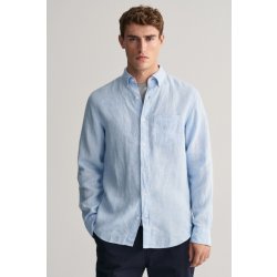 Gant košile reg linen shirt modrá
