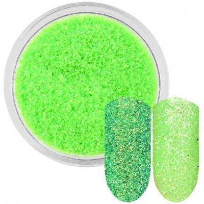 Rossart Neonově zelený třpytivý prášek 0,2 mm 3 ml – Hledejceny.cz