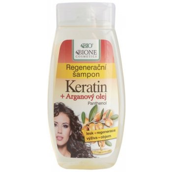 BC Bione Cosmetics Keratin regenerační šampon s arganový olejem 260 ml