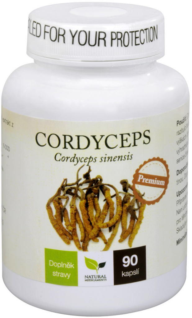 Natural Medicaments Cordyceps Premium 90 kapslí