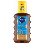 Nivea Sun Protect & Bronze olej na opalování spray podporující zhnědnutí SPF30 200 ml – Zboží Dáma