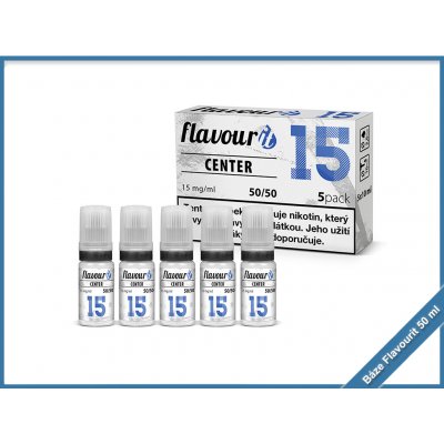 Flavourit CENTER PG50/VG50 15mg 5x10ml – Zbozi.Blesk.cz