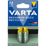 Varta Recycled AA 2100 mAh 2ks 56816101402 – Zboží Živě