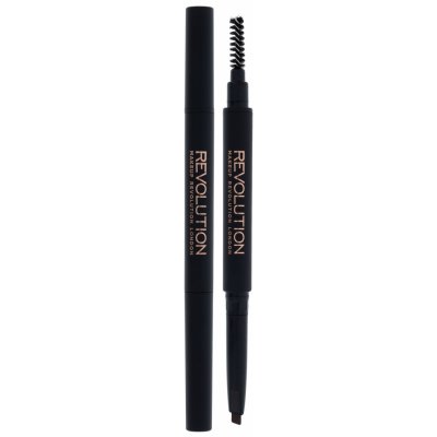 Makeup Revolution Duo Brow Definer precizní tužka na obočí Medium Brown 0,15 g – Hledejceny.cz