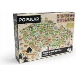POPULAR Mapa České republiky 160 dílků – Zboží Mobilmania